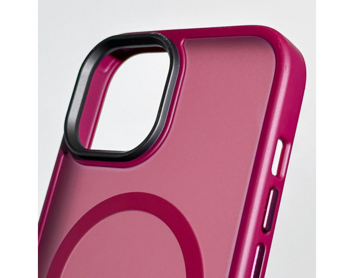 Чехол-силикон WAVE Matte Insane Case with MagSafe Ring iPhone 15 Pro Max, Black 