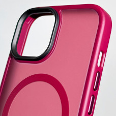 Чехол-силикон WAVE Matte Insane Case with MagSafe Ring iPhone 15 Pro Max, Black 