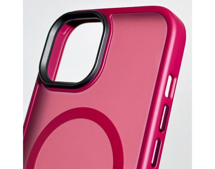Чехол-силикон WAVE Matte Insane Case with MagSafe Ring iPhone 15 Pro Max, Black 