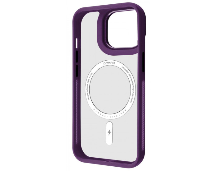 Чохол-силікон Proove Clear Essence Case with MagSafe Ring iPhone 13 Pro Max, чорний