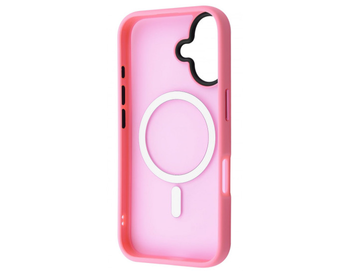 Чехол-силикон WAVE Matte Insane Case with MagSafe Ring iPhone 16, ультрамарин 