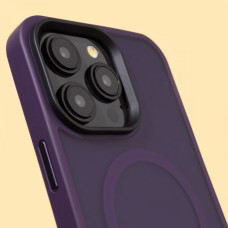 Чехол-силикон WAVE Matte Insane Case with MagSafe Ring iPhone 16, ультрамарин 