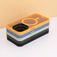 Чехол-силикон WAVE Matte Insane Case with MagSafe Ring iPhone 16, ультрамарин 