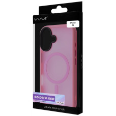 Чехол-силикон WAVE Matte Insane Case with MagSafe Ring iPhone 16, ультрамарин 