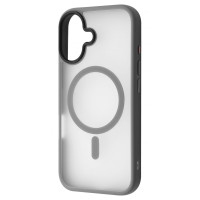 Чохол-силікон WAVE Matte Insane Case with MagSafe Ring iPhone 16, Сірий
