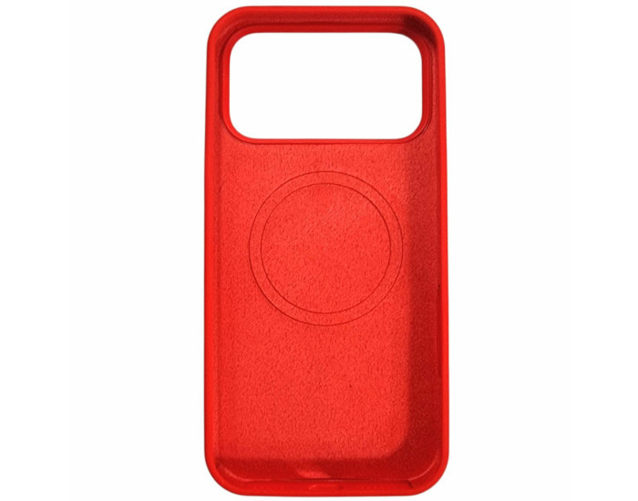 Чохол-силікон оригінал Full Soft Matte with MagSafe iPhone 17 Pro Max, Red