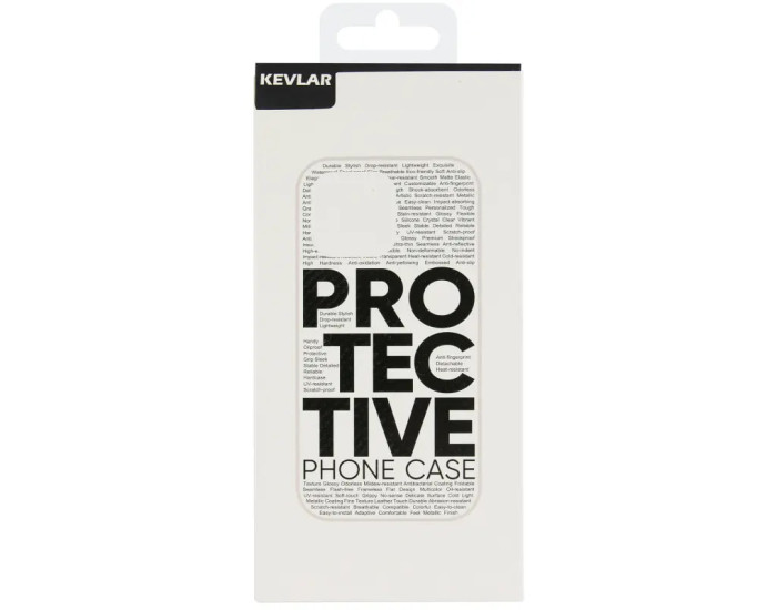 Чехол-силикон Kevlar Carbon MagSafe iPhone 17 Pro Max, черный