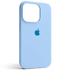 Чехол-силикон оригинал Full Soft Matte with MagSafe iPhone 15, сиренево-голубой