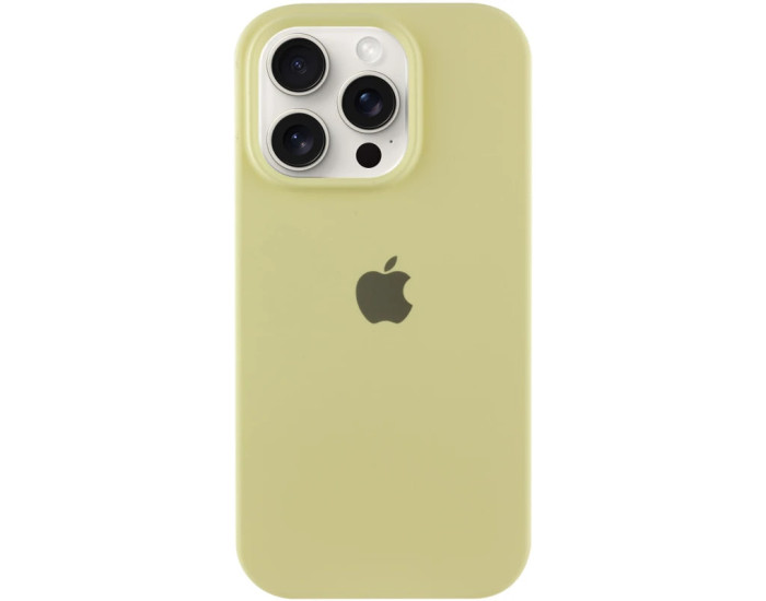 Чехол-силикон оригинал Full Soft Matte iPhone 14 Pro, Mellow yellow