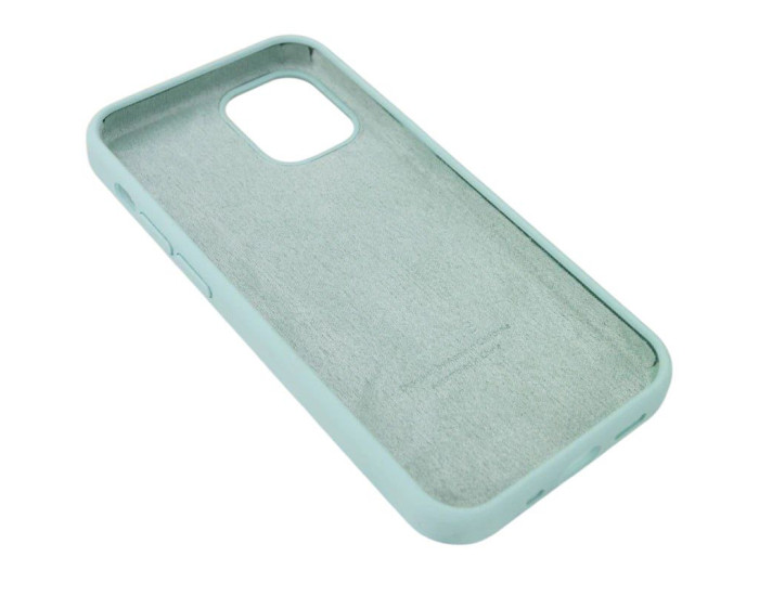 Чехол-силикон оригинал Full Soft Matte iPhone 14 Pro Max (Бирюзовый / Swimming pool)