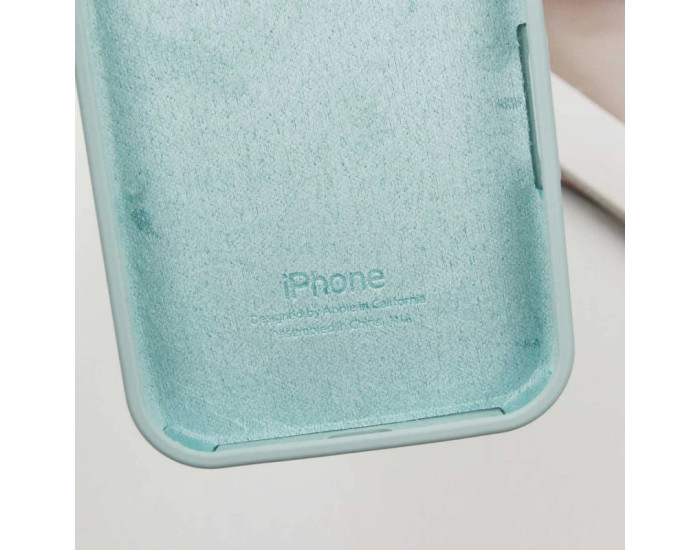Чехол-силикон оригинал Full Soft Matte iPhone 14 Pro (Бирюзовый / Swimming pool)