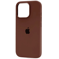 Чехол-силикон оригинал Full Soft Matte with MagSafe iPhone 14 Pro, коричневый