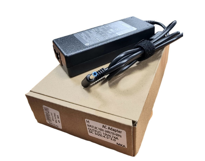 Блок питания для ноутбука HP 19V/4.74A (4.5*3.0) без сетевого кабеля