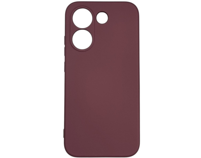 Чехол-силикон Getman Liquid Silk Full Camera Xiaomi Poco X8 Pro, Marsala