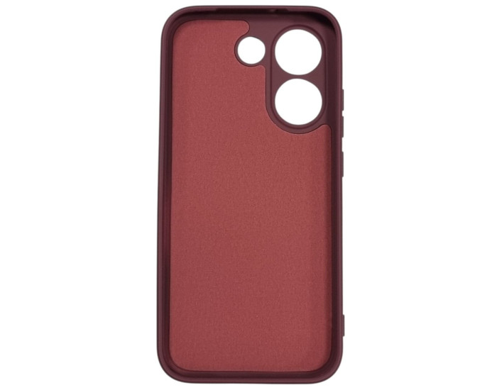 Чехол-силикон Getman Liquid Silk Full Camera Xiaomi Poco X8 Pro, Marsala