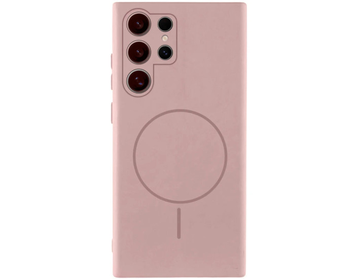 Чехол-силикон Lakshmi Full Camera with MagSafe Samsung S26 Ultra, розовый песок
