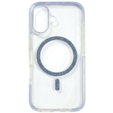 Чохол-силікон Shine MagCase Blue iPhone 16, Прозорий