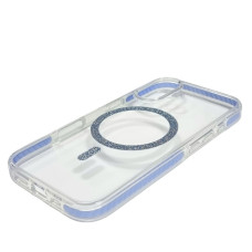 Чохол-силікон Shine MagCase Blue iPhone 16, Прозорий