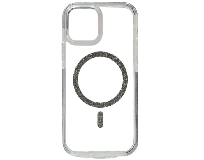Чохол-силікон Shine MagCase Grey iPhone 15, Прозорий