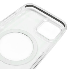Чохол-силікон Shine MagCase Grey iPhone 15, Прозорий
