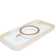 Чохол-силікон Shine MagCase Orange iPhone 16, Прозорий