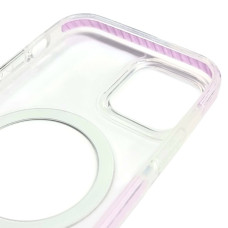 Чохол-силікон Shine MagCase Purple iPhone 14 Pro, Прозорий