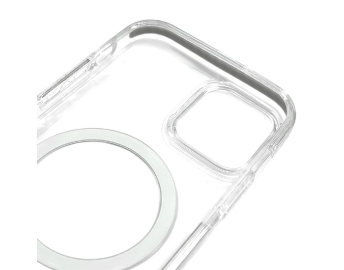 Чохол-силікон Shine MagCase Silver iPhone 14 Pro, Прозорий