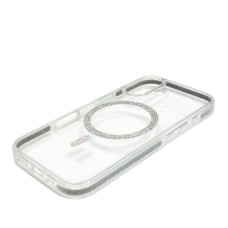 Чохол-силікон Shine MagCase Silver iPhone 16, Прозорий