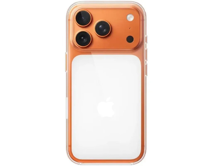 Чехол-силикон Clear Case with MagSafe and Animation iPhone 17 Pro, белый