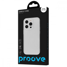 Чохол-силікон Proove Simple Case iPhone 13 Pro Max, Прозорий