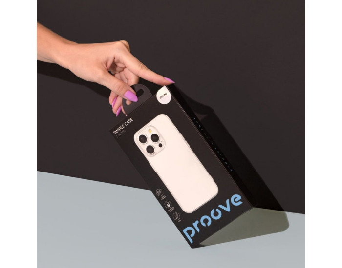 Чохол-силікон Proove Simple Case iPhone 13 Pro Max, Прозорий