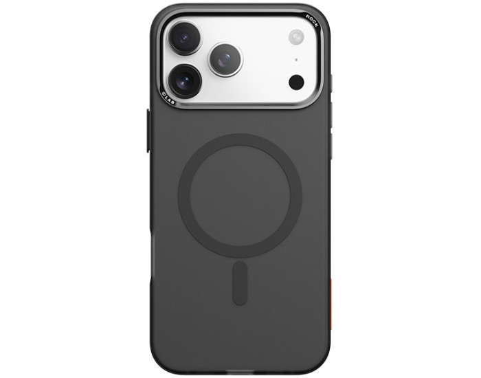 Чехол-силикон Rock InShare Matte MAGNETIC (Metal Lens Frame) iPhone 17 Pro Max, Graphite black