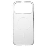 Чохол-силікон Rock Crystal Shield Transparent Magnetic Protection iPhone 17 Pro Max, Прозорий