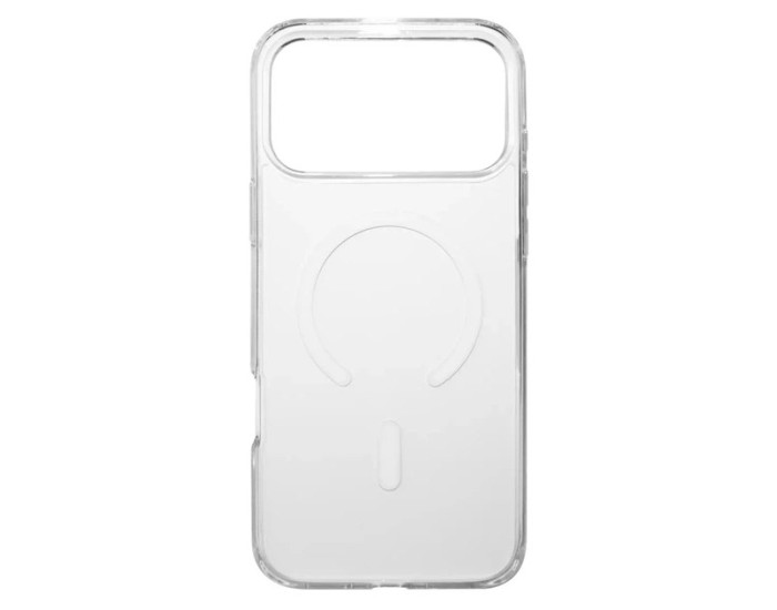 Чехол-силикон Rock Crystal Shield Transparent Magnetic Protection iPhone 17 Pro Max, прозрачный