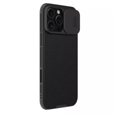 Чехол-силикон Nilkin CamShield Pro Magnetic iPhone 16 Pro Max, черный