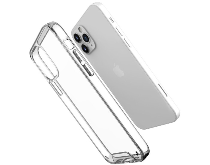 Чехол-силикон Space Case transparent iPhone 15 Pro Max, прозрачный																				
