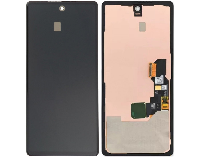 Дисплей с сенсорным экраном (модуль) Google Pixel 6a, черный с рамкой, OLED 