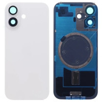 Задня панель корпуси iPhone 17 White, з склом камери, MagSafe, оригінал