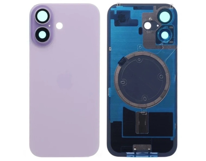 Задня панель корпуси iPhone 17 Purple (Lavander), з склом камери, MagSafe, оригінал