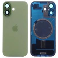 Задняя панель корпуса для iPhone 17 Green (Sage) со стеклом камеры, MagSafe, оригинал