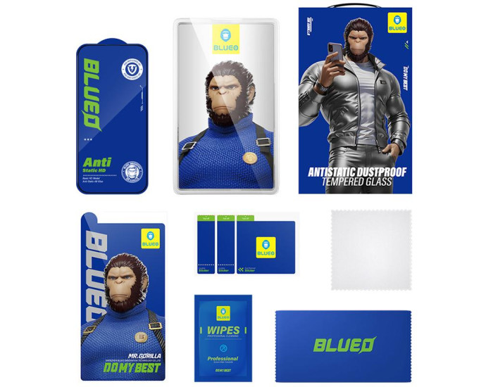 Защитное 2.5D стекло BLUEO Full Cover HD Samsung Galaxy S26, Черный
