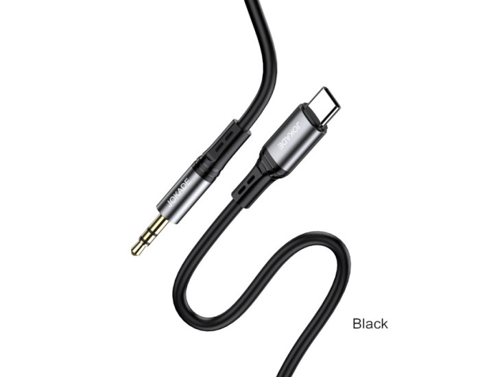 Переходник Jokade JA106 LINGYUE Type-C to 3.5мм (1м) черный