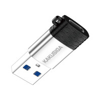 Переходник Kakusiga KSC-1421 USB male to Type-C female, черный