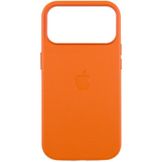 Чехол оригинал Leather Case with MagSafe and Animation iPhone 17 Pro, Orange