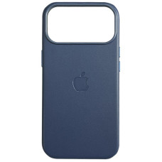 Чехол оригинал Leather Case with MagSafe and Animation iPhone 17 Pro Max, Blue