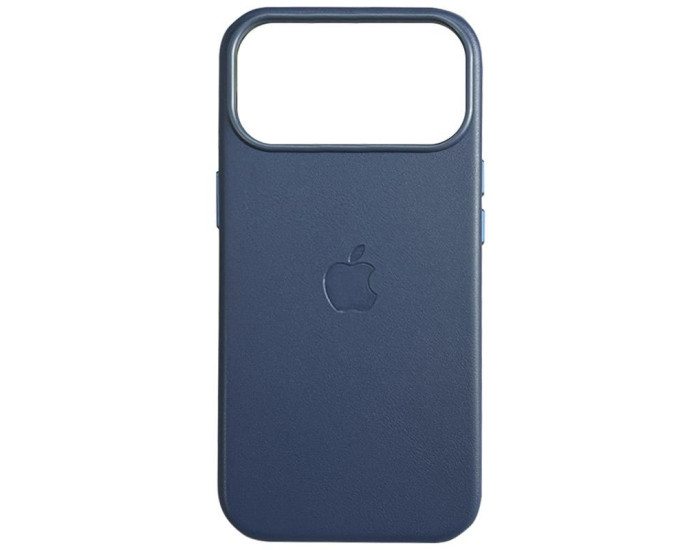 Чехол оригинал Leather Case with MagSafe and Animation iPhone 17 Pro Max, Blue