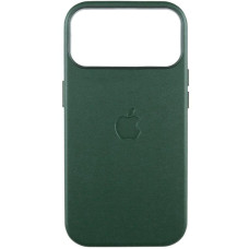 Чехол оригинал Leather Case with MagSafe and Animation iPhone 17 Pro, зеленый