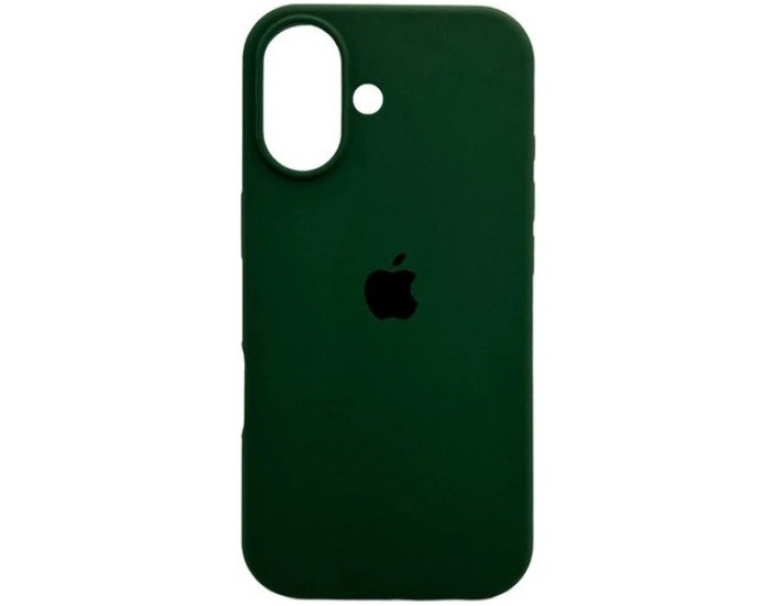 Чехол-силикон оригинал Full Soft Matte iPhone 17, Forrest green