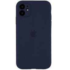 Чехол-силикон оригинал Full Camera Soft Matte iPhone 12, Midnight blue
