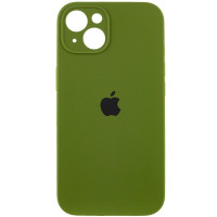 Чохол-силікон оригінал Full Camera Soft Matte iPhone 13 (Зелений / Dark Olive)
